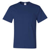 Jerzees Men's Royal Dri-Power 50/50 T-Shirt with a Pocket