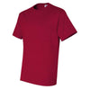Jerzees Men's True Red Dri-Power 50/50 T-Shirt with a Pocket