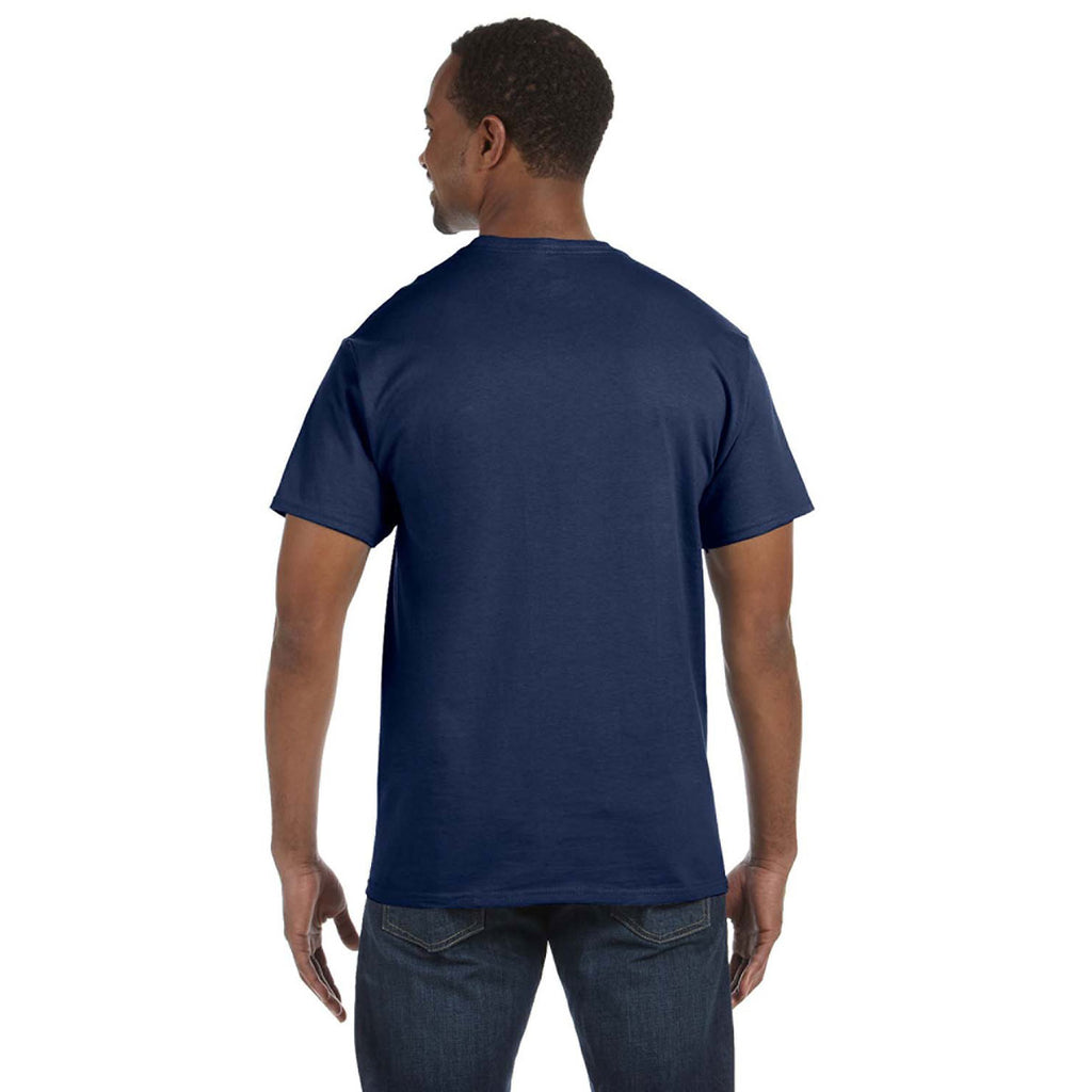 Jerzees Men's J Navy 5.6 Oz. Dri-Power Active T-Shirt