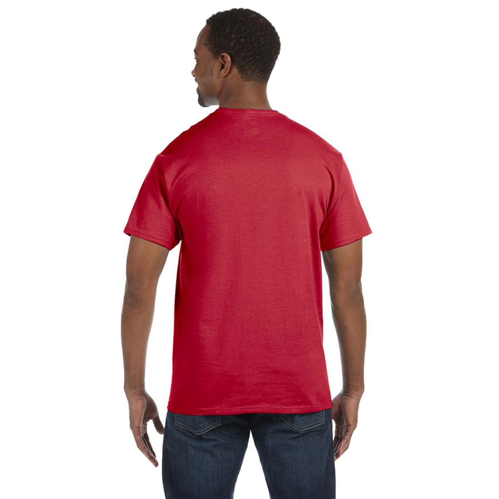Jerzees Men's True Red 5.6 Oz. Dri-Power Active T-Shirt