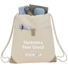 Leed's Natural Recycled Cotton Drawstring Bag