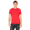 Bella + Canvas Unisex Red Jersey Short-Sleeve T-Shirt