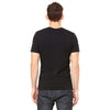 Bella + Canvas Unisex Black Made in the USA Jersey Short-Sleeve T-Shirt