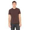 Bella + Canvas Unisex Brown Made in the USA Jersey Short-Sleeve T-Shirt