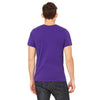 Bella + Canvas Unisex Team Purple Made in the USA Jersey Short-Sleeve T-Shirt