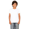 Bella + Canvas Youth White Jersey Short-Sleeve T-Shirt