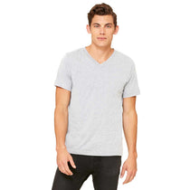 Bella + Canvas Unisex Athletic Heather Jersey Short-Sleeve V-Neck T-Shirt