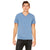 Bella + Canvas Unisex Steel Blue Jersey Short-Sleeve V-Neck T-Shirt