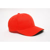 Pacific Headwear Orange Velcro Adjustable Cotton Poly Cap