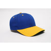 Pacific Headwear Royal/Gold Velcro Adjustable Cotton Poly Cap