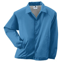 Augusta Sportswear Men's Columbia Blue Nylon Coach's Jacket Lined