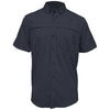 BAW Men's Navy Short Sleeve Fishing Shirt
