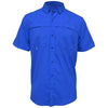 BAW Men's Royal Short Sleeve Fishing Shirt
