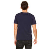 Bella + Canvas Unisex Midnight Jersey Short-Sleeve Deep V-Neck T-Shirt
