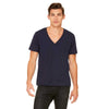Bella + Canvas Unisex Midnight Jersey Short-Sleeve Deep V-Neck T-Shirt