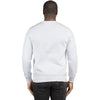 Threadfast Unisex White Ultimate Crewneck Sweatshirt