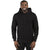 Threadfast Unisex Black Ultimate Fleece Pullover Hooded Sweatshirt