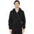 Threadfast Unisex Black Ultimate Fleece Full-Zip Hooded Sweatshirt