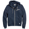 Marine Layer Unisex Navy Heather Corbet Quilted Full Zip Hoodie