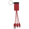 Good Value Red Trio 3-in-1 Charging Cable 2A