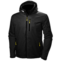 Helly Hansen Men's Black Crew Hooded Jacket