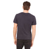 Bella + Canvas Men's Dark Grey Jersey Wide Neck T-Shirt