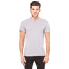 Bella + Canvas Unisex Athletic Grey Triblend Short-Sleeve T-Shirt