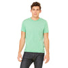 Bella + Canvas Unisex Green Triblend Short-Sleeve T-Shirt