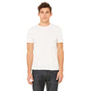 Bella + Canvas Unisex White Fleck Triblend Short-Sleeve T-Shirt