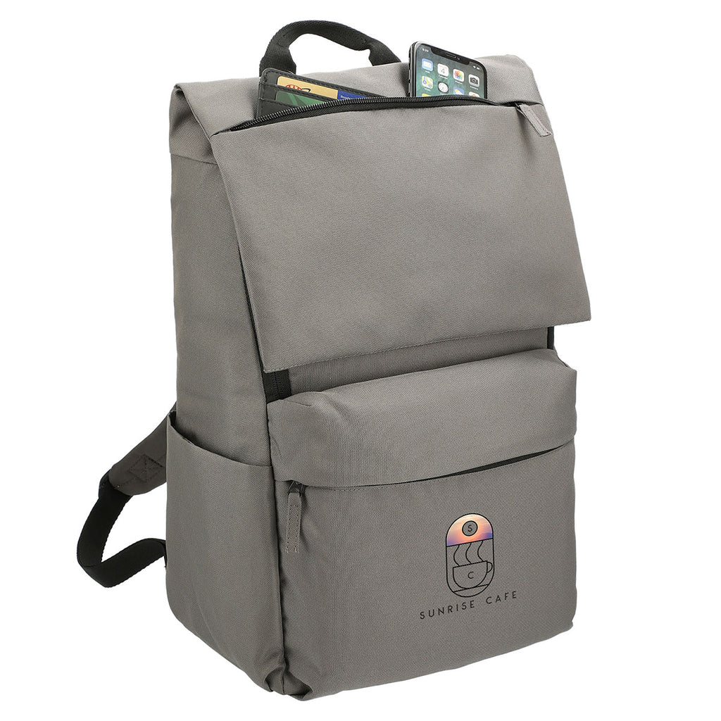 Leed's Charcoal Merritt Recycled 15" Computer Backpack
