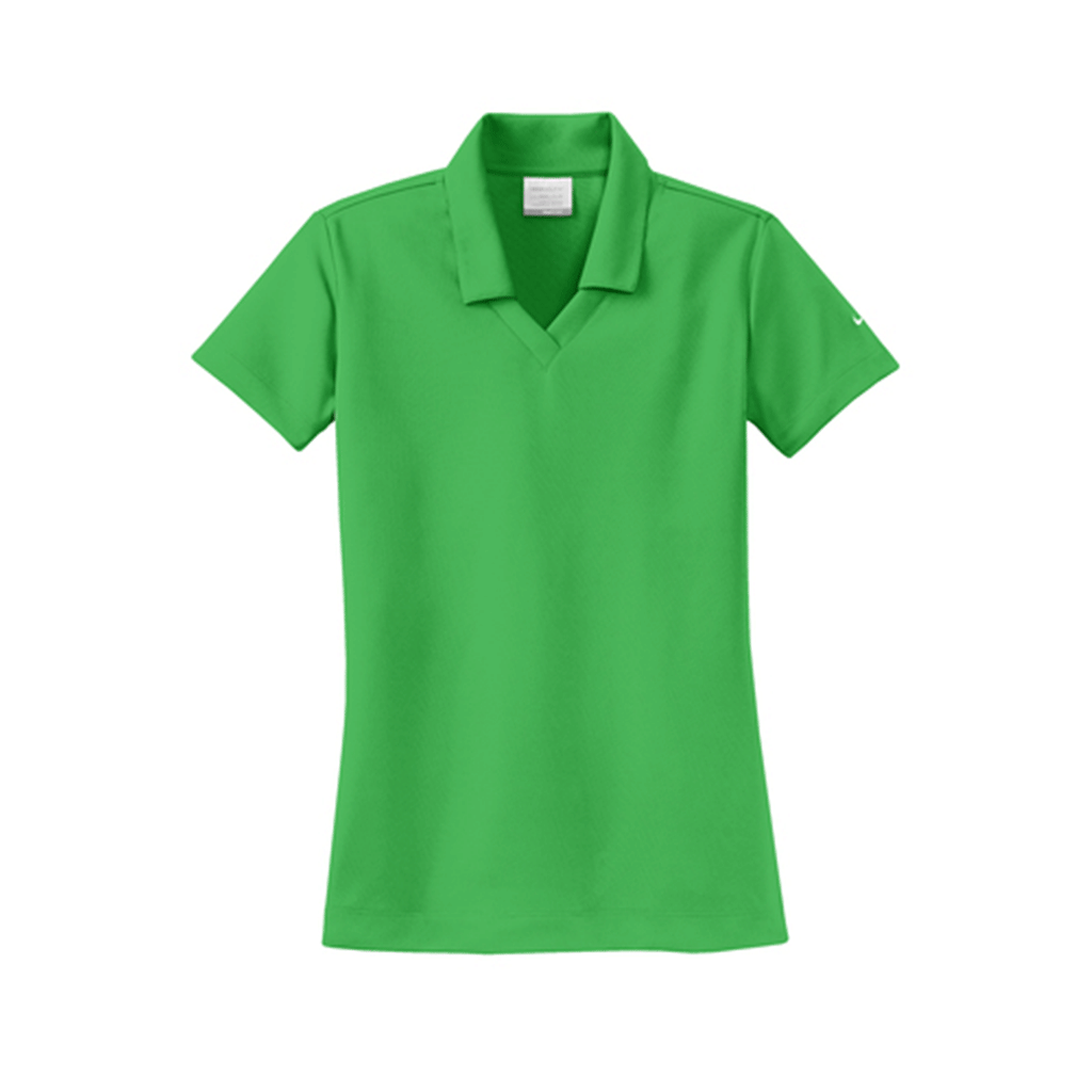Nike Women's Lucky Green Dri-FIT Short Sleeve Micro Pique Polo