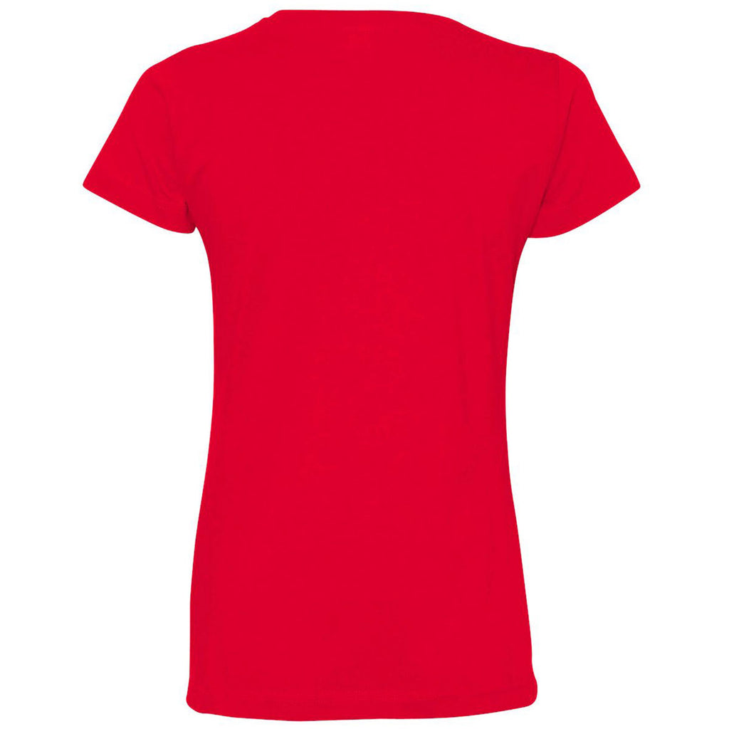 LAT Women's Red Fine Jersey Tee