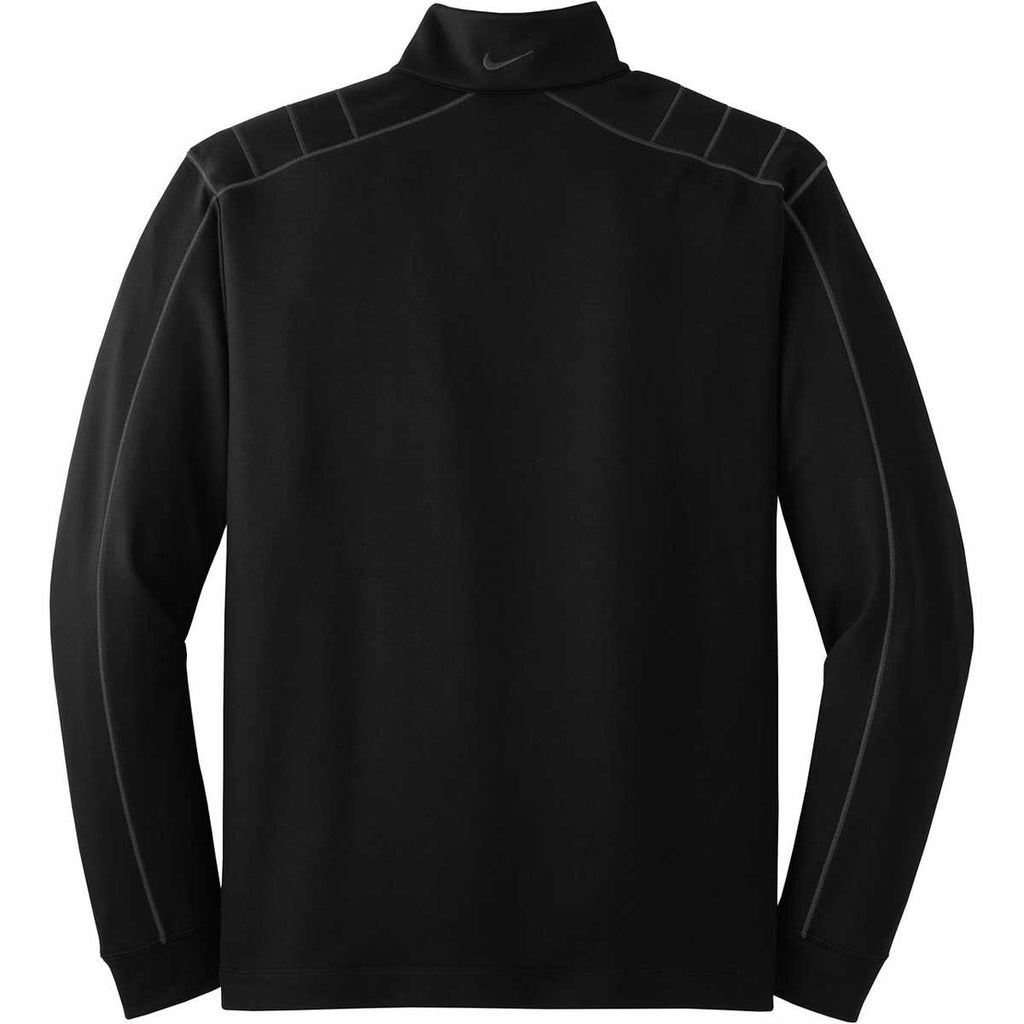 Nike Men's Black/Grey Dri-FIT Long Sleeve Quarter Zip