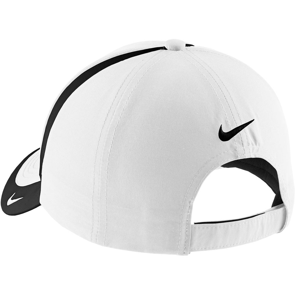 Nike White/Black Dri-FIT Colorblock Cap