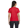 LAT Women's Red Premium Jersey T-Shirt