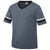 Augusta Sportswear Men's Graphite/Black/White Sleeve Stripe Jersey
