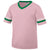 Augusta Sportswear Men's Light Pink/Kelly/White Sleeve Stripe Jersey