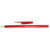 Hub Pens Red Translucent Stick Pen