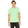 Bella + Canvas Unisex Neon Green Poly-Cotton Short Sleeve T-Shirt