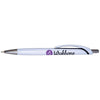 Hub Pens White Pen with Black Trim & Black Ink
