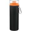 H2Go Orange Trek-Matte Black Water Bottle 28oz