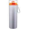 H2Go Orange Trek-Silver Water bottle 28oz