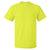 Fruit of the Loom Men's Safety Green HD Cotton Short Sleeve T-Shirt
