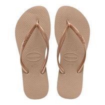 Havaianas Women's Rose Gold Slim Flip Flops