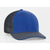 Pacific Headwear Royal/Graphite Universal Fitted Trucker Mesh Cap