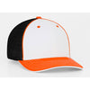 Pacific Headwear White/Orange/Black Universal Fitted Trucker Mesh Cap