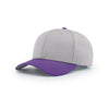 Richardson Grey/Purple On-Field Combination Pro Mesh Adjustable Cap