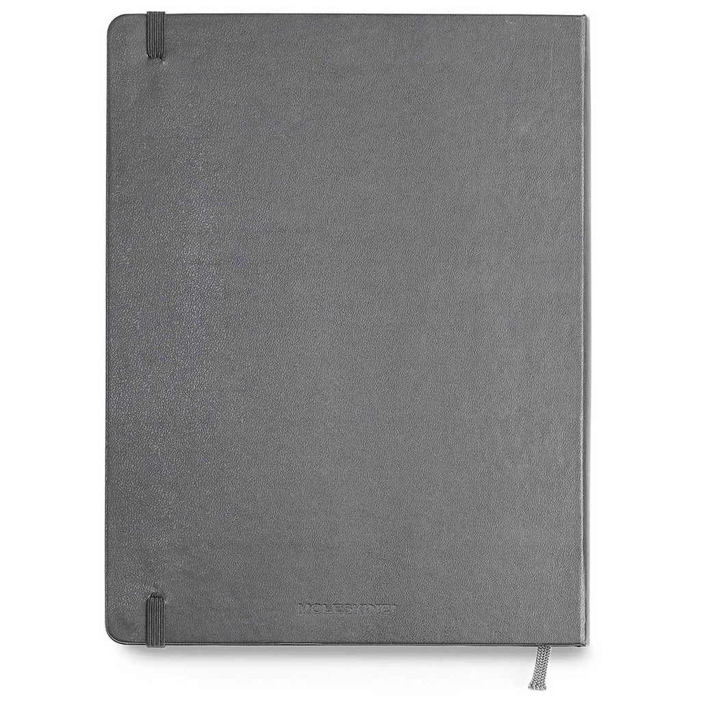 Moleskine Slate Grey Hard Cover Ruled Extra Large Notebook (7.5" x 9.75")