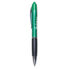 Zebra Green Z Grip Max Retractable Ballpoint Pen- Blue Ink
