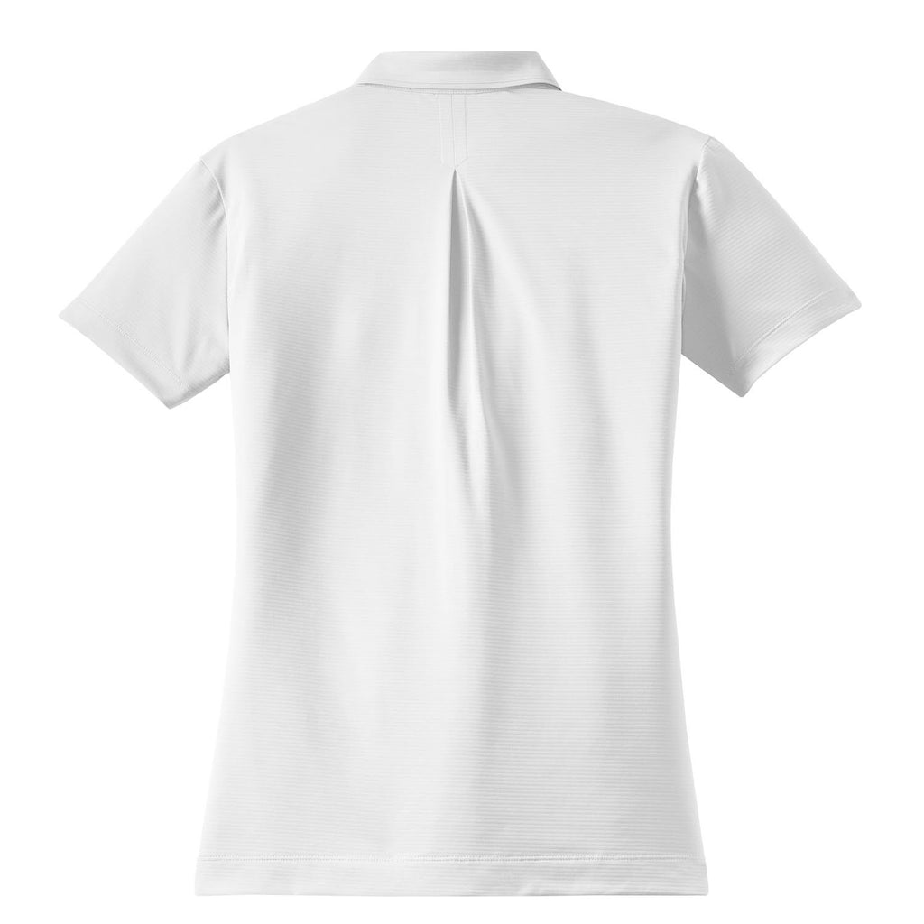 Nike Women's White Elite Dri-FIT S/S Ottoman Polo